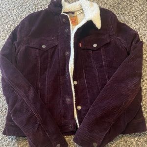 Levi’s Purple Corduroy Jacket Size Medium